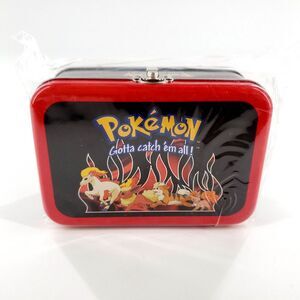 Vtg 2000 Nintendo Pokemon Gotta Catch 'Em All Red Collectors Tin 6" Brand New